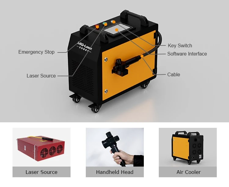 100W Pulsed Laser Cleaning Machine 100W Pulsed Laser Cleaning Machine