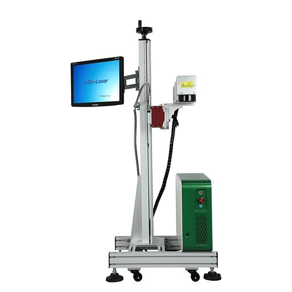 20W 30W 50W Flying Fiber Laser Marking Machine Fast Marking Line