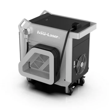 Premium Black & White 1000W Laser Cleaning System, High-End Industrial Surface Treatment For Metal Rust And Wood Paint suppliers