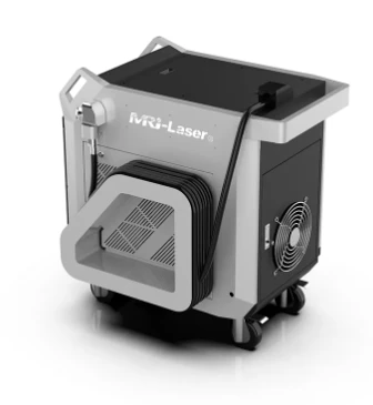 Premium Black & White 1000W Laser Cleaning System, High-End Industrial Surface Treatment For Metal Rust And Wood Paint high quality